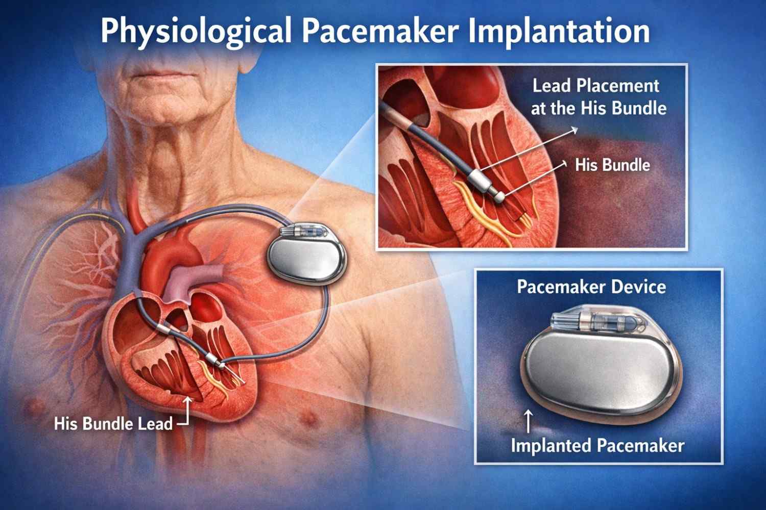 Physiological Pacemaker Implantation for Natural Heart Rhythm